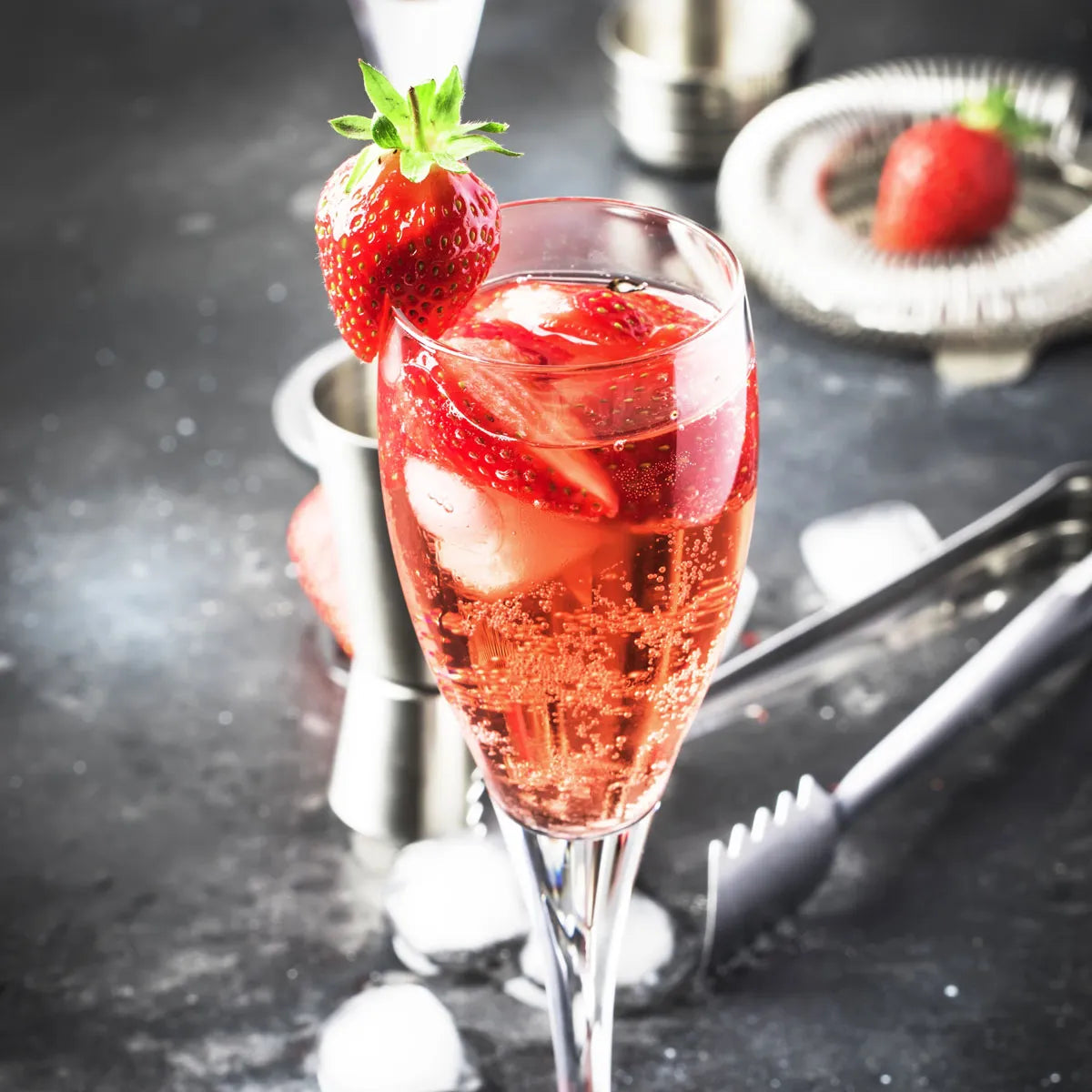 Danube Large Jar; Champagne & Strawberry